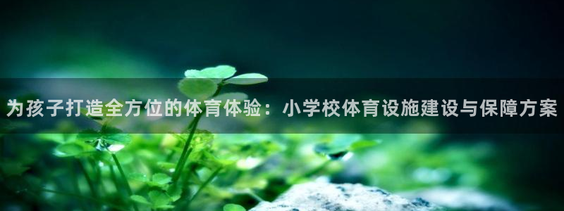 意昂体育4平台注册要钱吗：为孩子打造全方位的体育体验