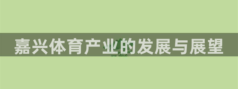 意昂体育4官方客服电话：嘉兴体育产业的发展与展望