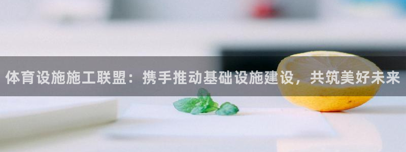 意昂4娱乐首页官网下载：体育设施施工联盟：携手推动基础设施建