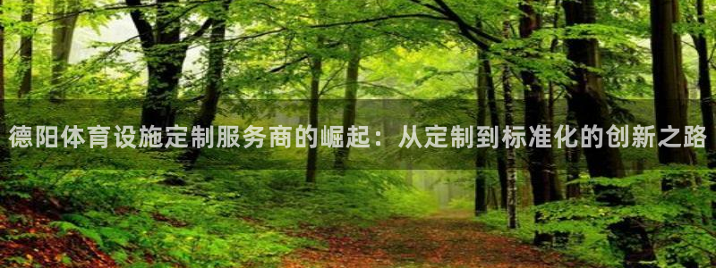 意昂体育4平台APP：德阳体育设施定制服务商的崛起：从定制到