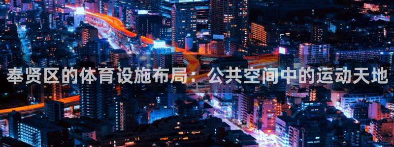 意昂体育4平台注册流程图：奉贤区的体育设施布局：公共