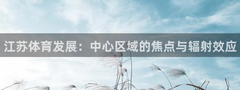 意昂体育4招商电话号码是多少号：江苏体育发展：中心区